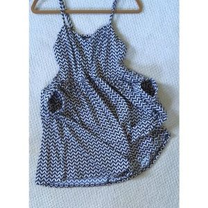 Navy/white sweetheart sundress